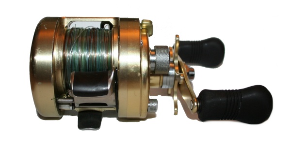 Rare Shimano Calcutta TE 100GT Baitcasting Fishing Reel Gold Total